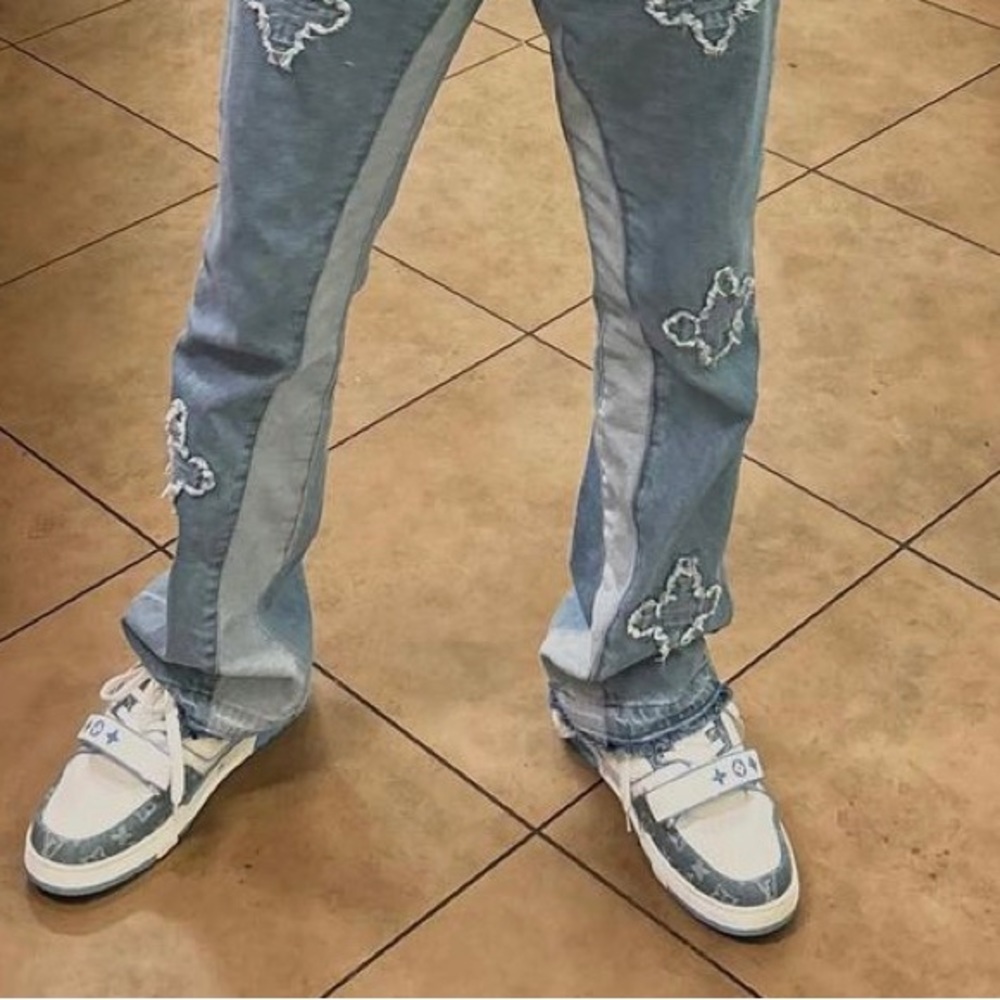 Light Blue Denim Louis Vuittons size 44 (11)